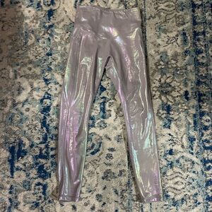 Curves n Combatboots Opal Shimmer Leggings